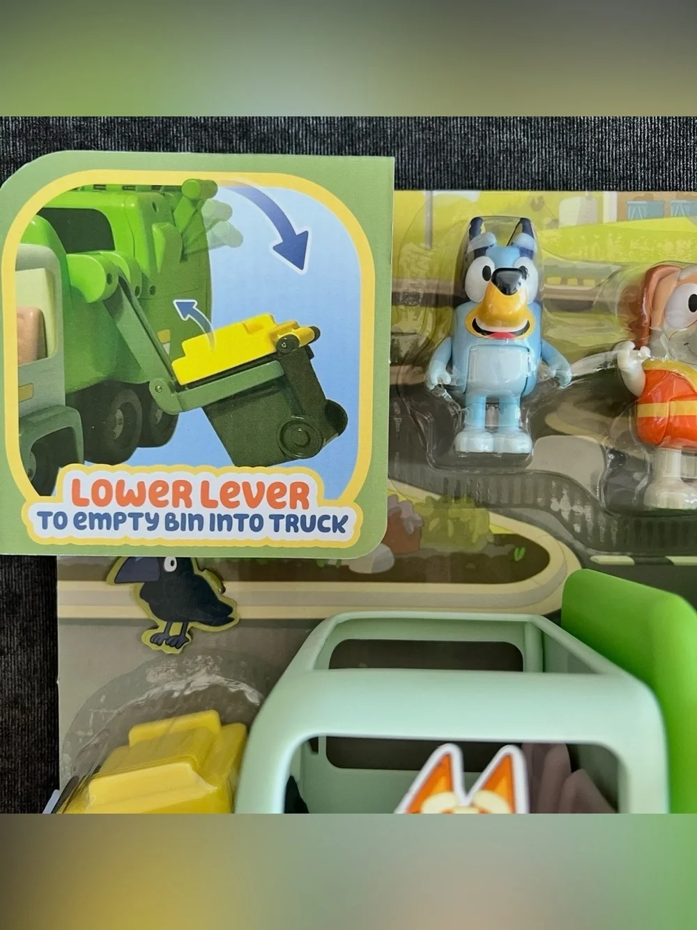 NIB Bluey Garbage Truck Set